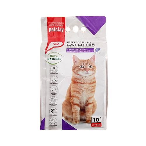Pet Clay Lavantalı Kedi Kumu (10 L)