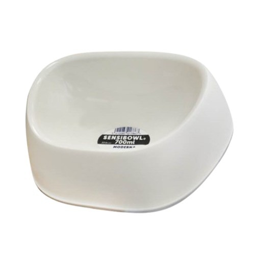 Moderna Sensibowl Kedi ve Köpek Mama Kabı Beyaz (700 ml)