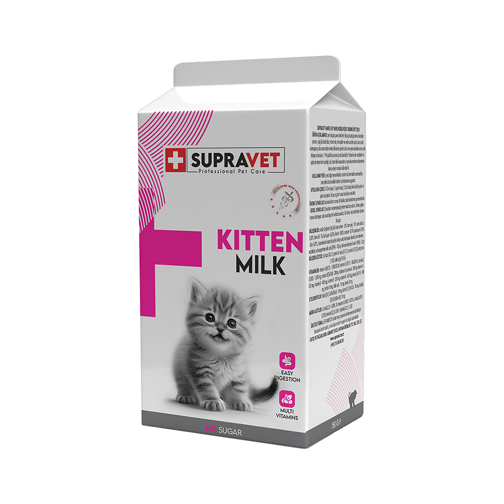 Supravet Hamile ve Yavru Kediler İçin Taurinli Kedi Süt Tozu (150 g)