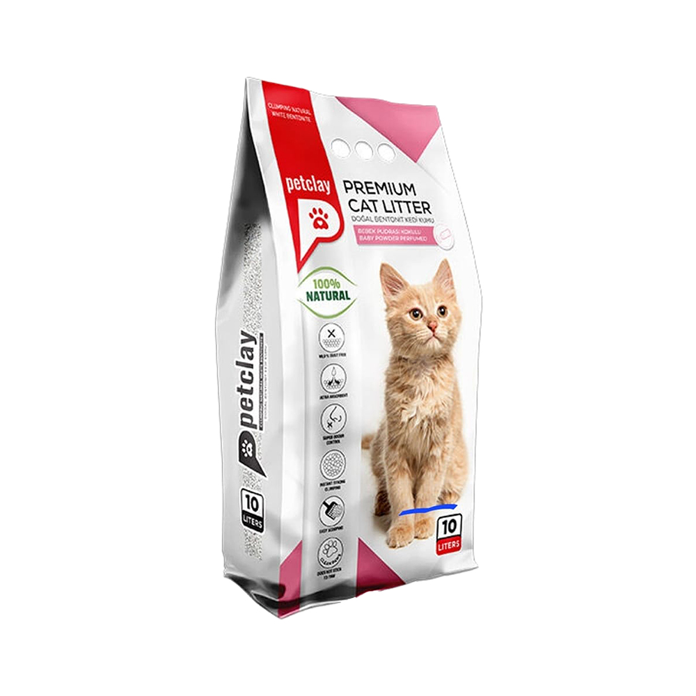 Pet Clay Pudra Kokulu Topaklanan Kedi Kumu (10 L)