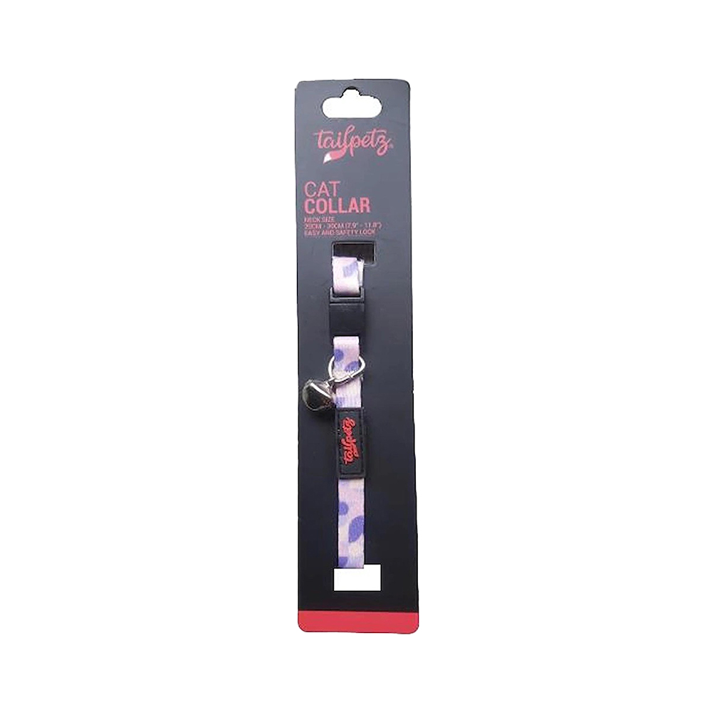 Tailpetz Cat Collar Lock Lavender Ayarlanır Kedi Boyun Tasması