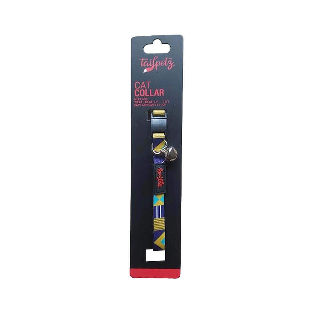 Tailpetz Cat Collar Lock Flag Ayarlanır Kedi Boyun Tasması