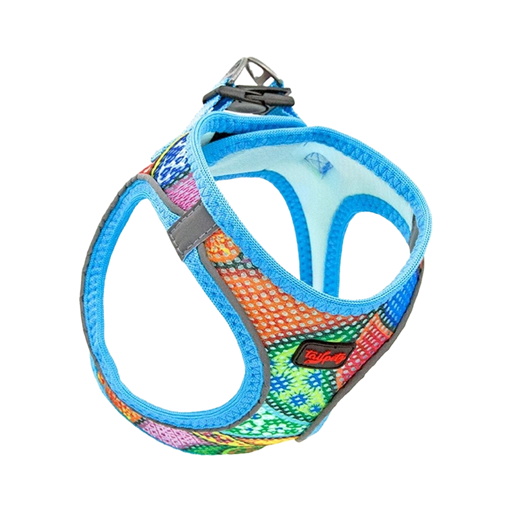 Tailpetz Air Mesh Patch Desenli Kedi ve Küçük Irk Köpek Göğüs Tasması L
