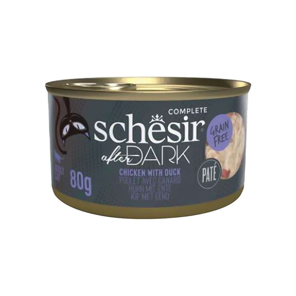 Schesir Ezme Tavuk Etli ve Ördek Etli Kedi Konserve Maması (80 g)