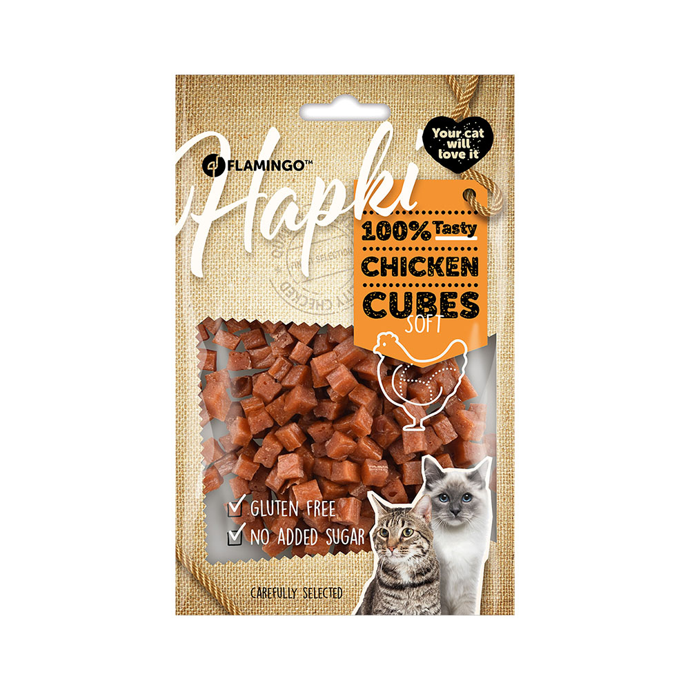 Flamingo Hapki Tavuklu Küp Kedi Ödül Maması (85 g)