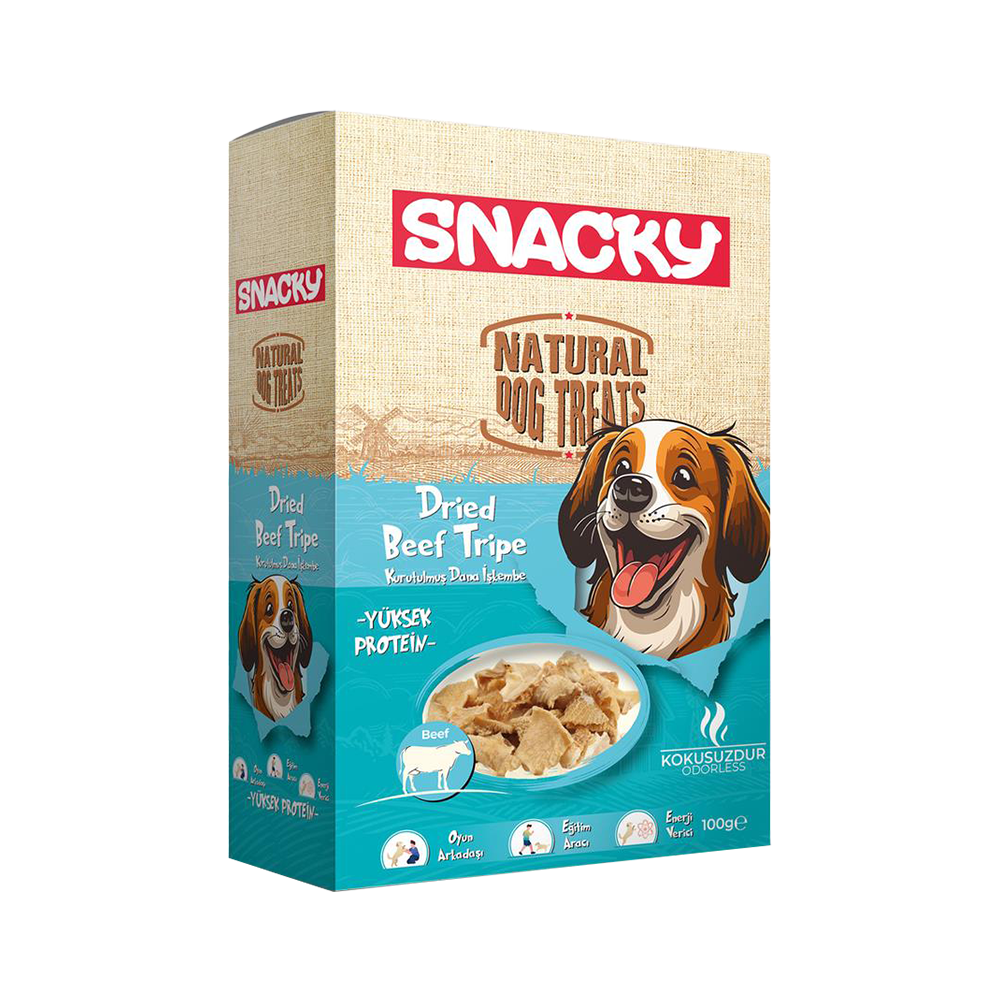 Snacky Kurutulmuş Dana İşkembe (100 g)