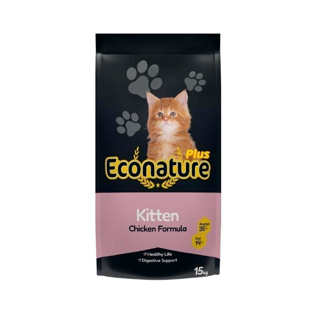Econature Plus Tavuklu Yavru Kedi Maması (15 kg)