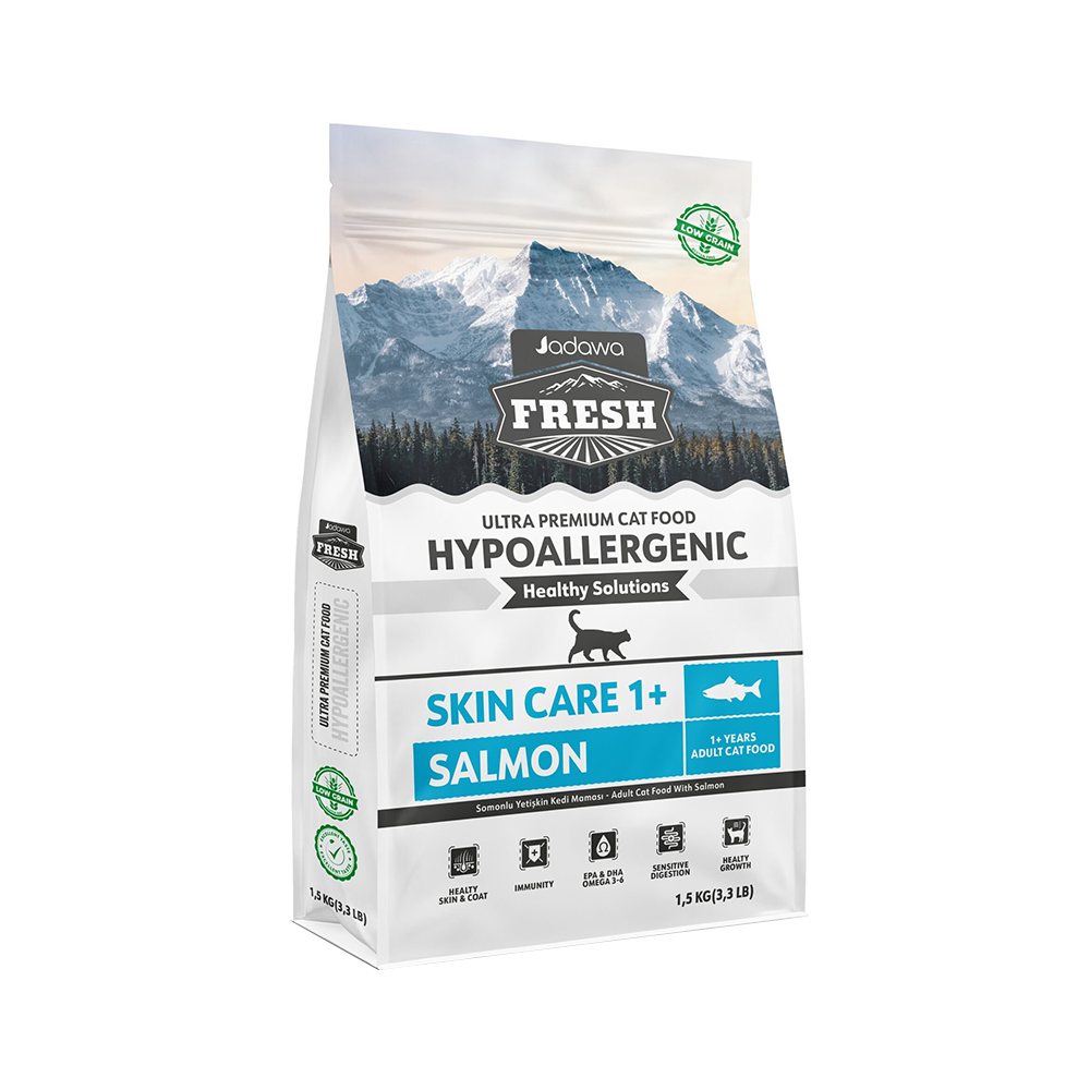 Jadawa Fresh Ultra Premium Hipoalerjenik Somonlu Yetişkin Kedi Maması (1,5 kg)