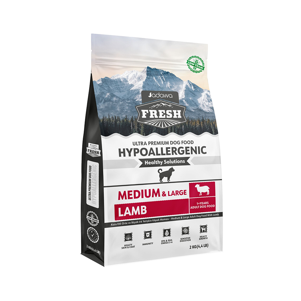 Jadawa Fresh Ultra Premium Hipoalerjenik Kuzu Etli Orta ve Büyük Irk Yetişkin Köpek Maması (2 kg)