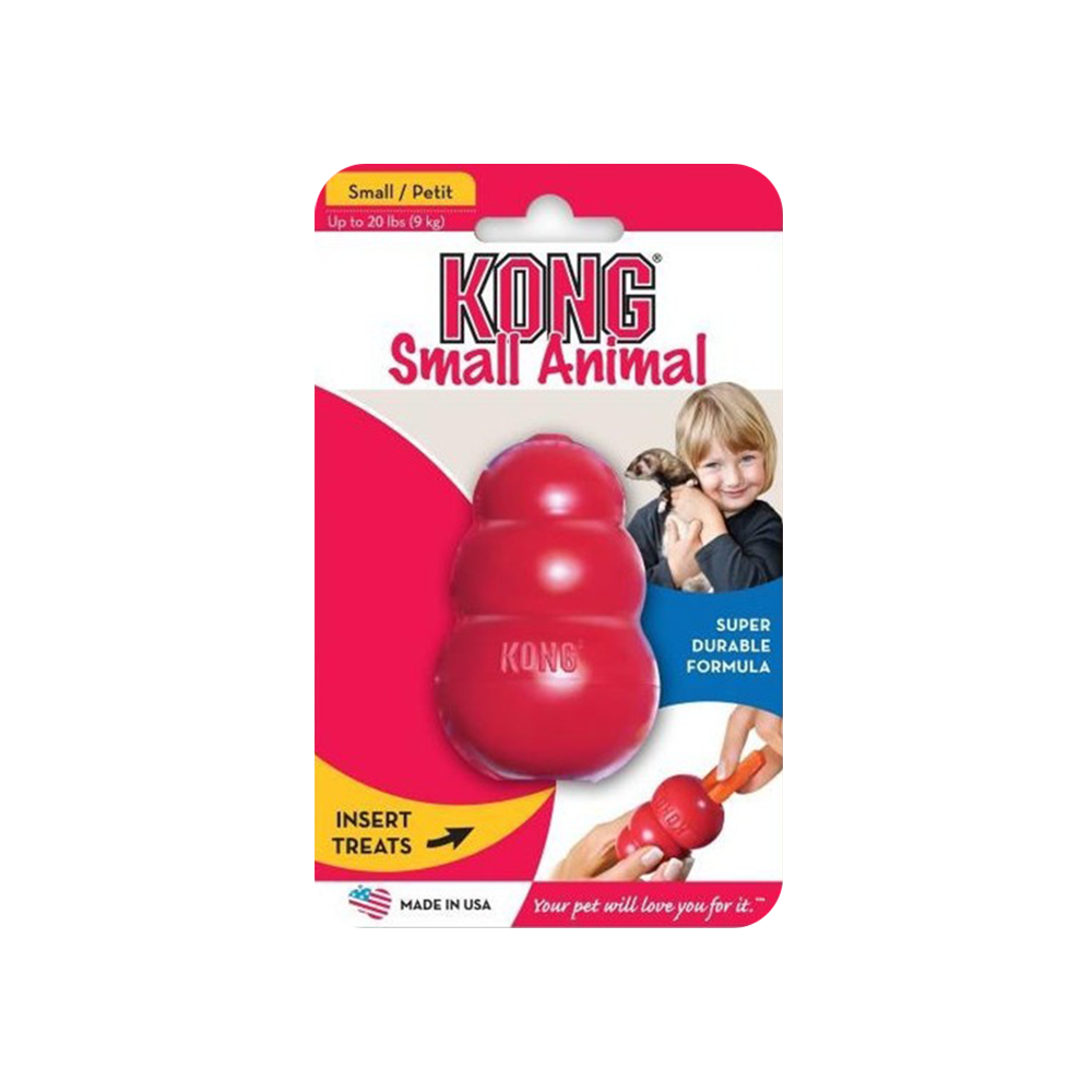 KONG Classic Küçük Hayvanlar İçin Isırma Oyuncağı (S)