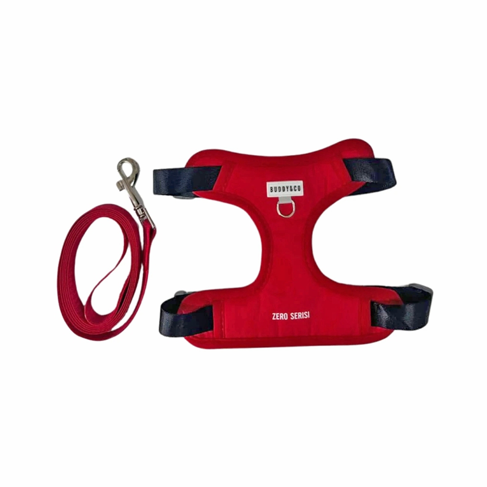 Buddy&Co Zero Kırmızı Göğüs Tasması (L)