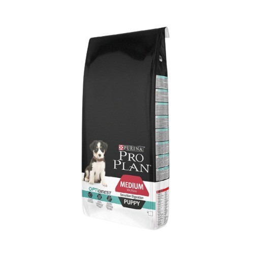 Purina Pro Plan Hassas Sindirim Kuzu Etli ve Pirinçli Orta Irk Yavru Köpek Maması (12 kg)