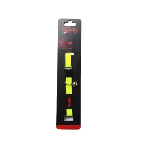 Tailpetz Cat Collar Easy & Safety Lock Lime Ayarlanır Kedi Boyun Tasması