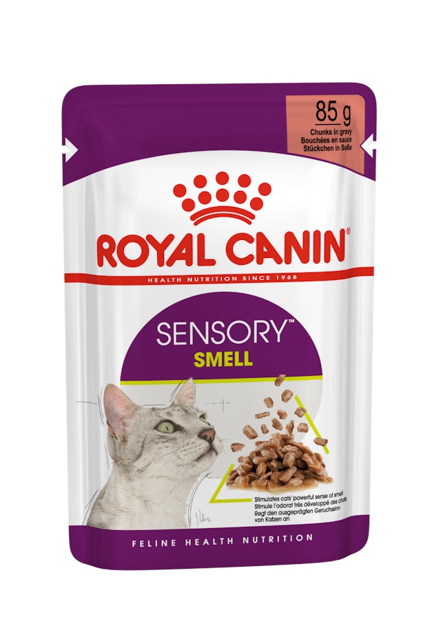 Royal Canin Sensory Smell Etli ve Balıklı Soslu Kedi Konserve Maması (85 g)